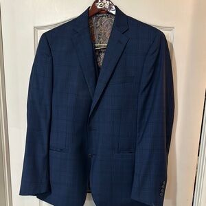 Tallia Blue check suit